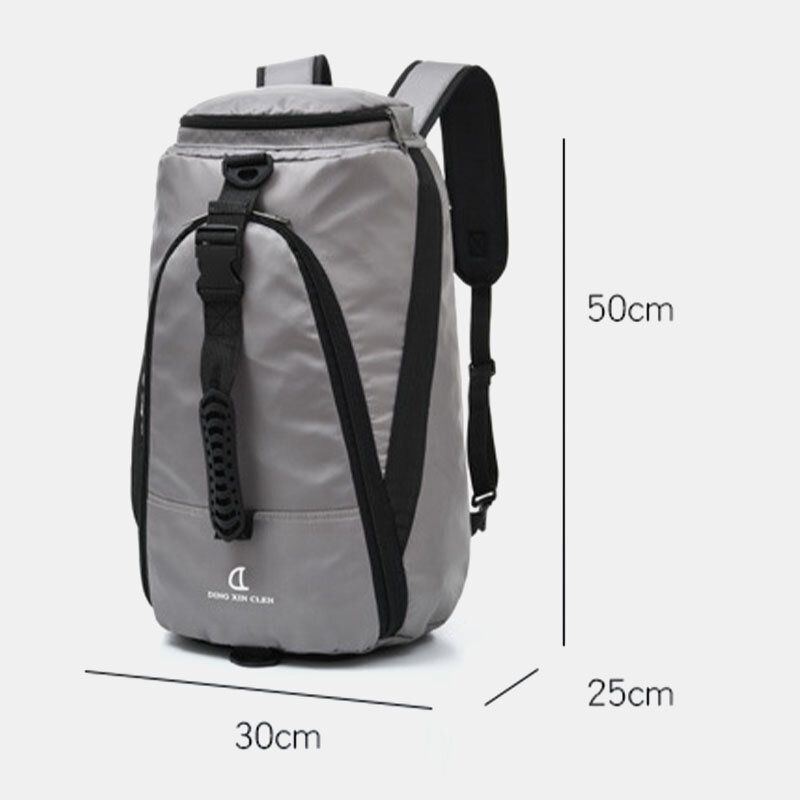 Unisex Nylon Für Herren Wasserdicht Abriebfest Für Den Außenbereich Große Kapazität Basketball Aufbewahrungstasche Reisetasche Sporttasche Rucksack