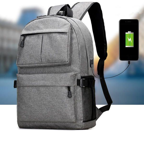 Wasserdichte Laptop Rucksack Reisetasche Für Herren Mit Usb Ladeanschluss