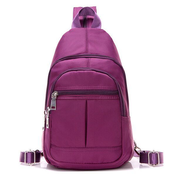 Wasserdichte Mehrzweck Schultertasche Aus Nylon Für Damen Rucksack Diagonalpaket Twill Tasche