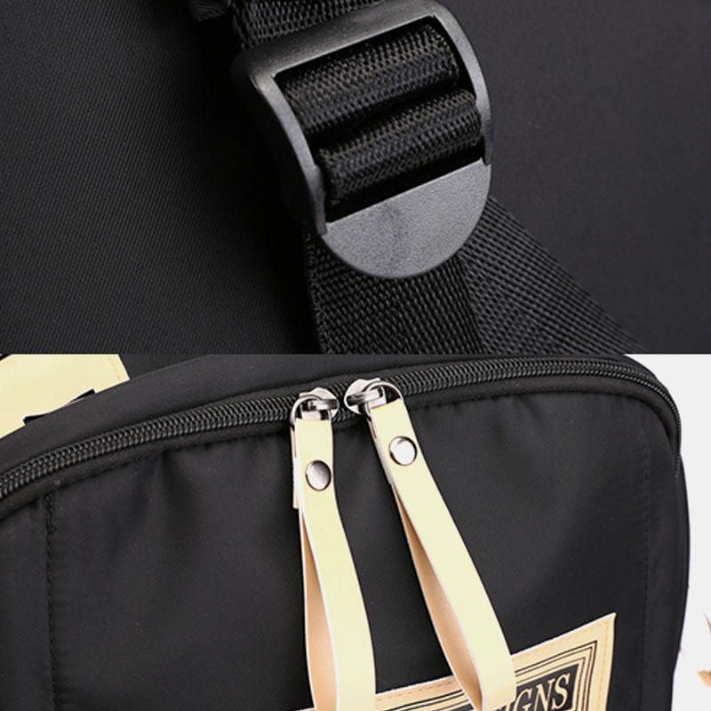 Wasserdichter Handtaschen Rucksack Aus Nylon Mit Großem Fassungsvermögen Für Damen