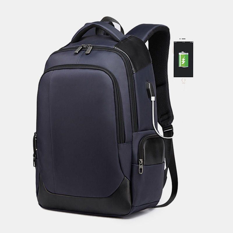 Wasserdichter Usb Rucksack Aus Nylon Mit Großem Fassungsvermögen Für Herren