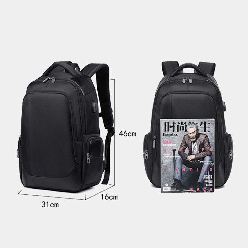 Wasserdichter Usb Rucksack Aus Nylon Mit Großem Fassungsvermögen Für Herren