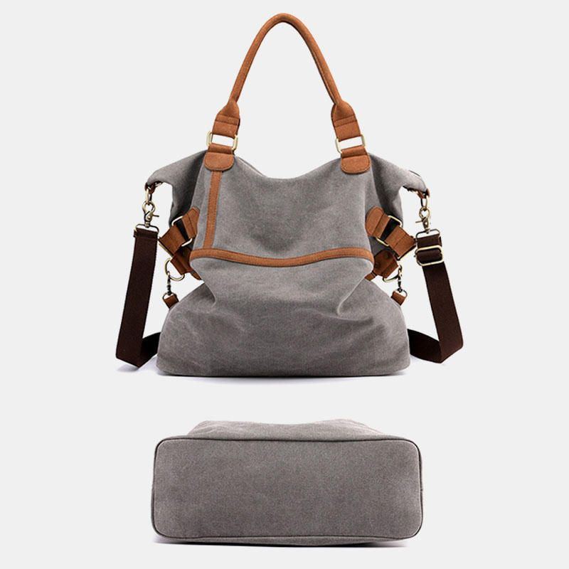 Canvas Handtasche Für Damen Und Herren Mit Großem Fassungsvermögen