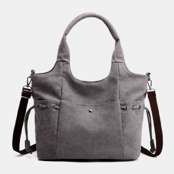 Damen Canvas Handtasche Mit Großem Fassungsvermögen Umhängetasche Umhängetasche Zum Einkaufen Im Freien