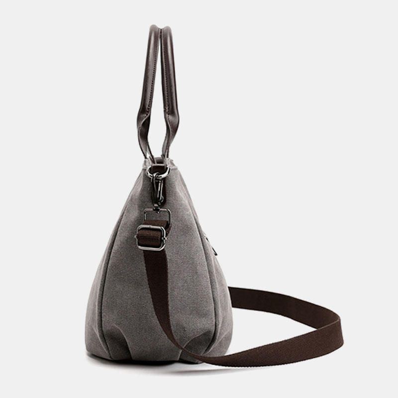 Damen Canvas Handtasche Umhängetasche Mit Großem Fassungsvermögen