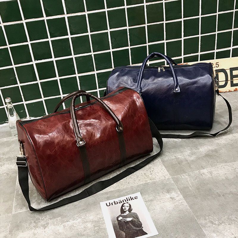 Damen & Herren Leder Retro Große Kapazität Handtasche Business Gepäcktasche Umhängetasche Umhängetasche