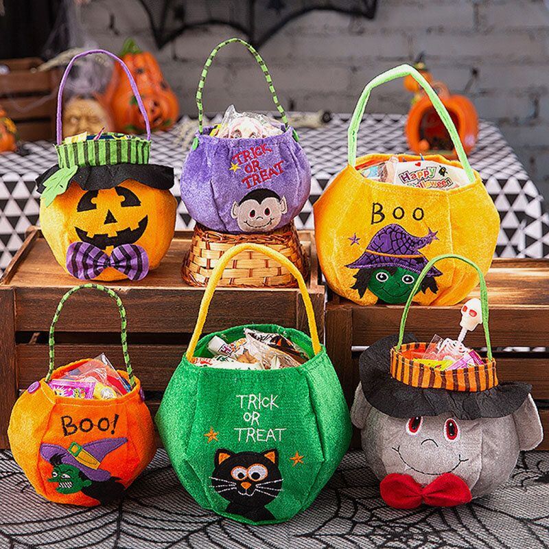 Damen Kinder Halloween Stil Muster Lässig Ausgehen Candy Sugar Tragetasche Handtasche