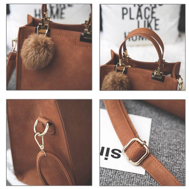 Damen Lederhandtasche Umhängetasche Umhängetasche Umhängetasche