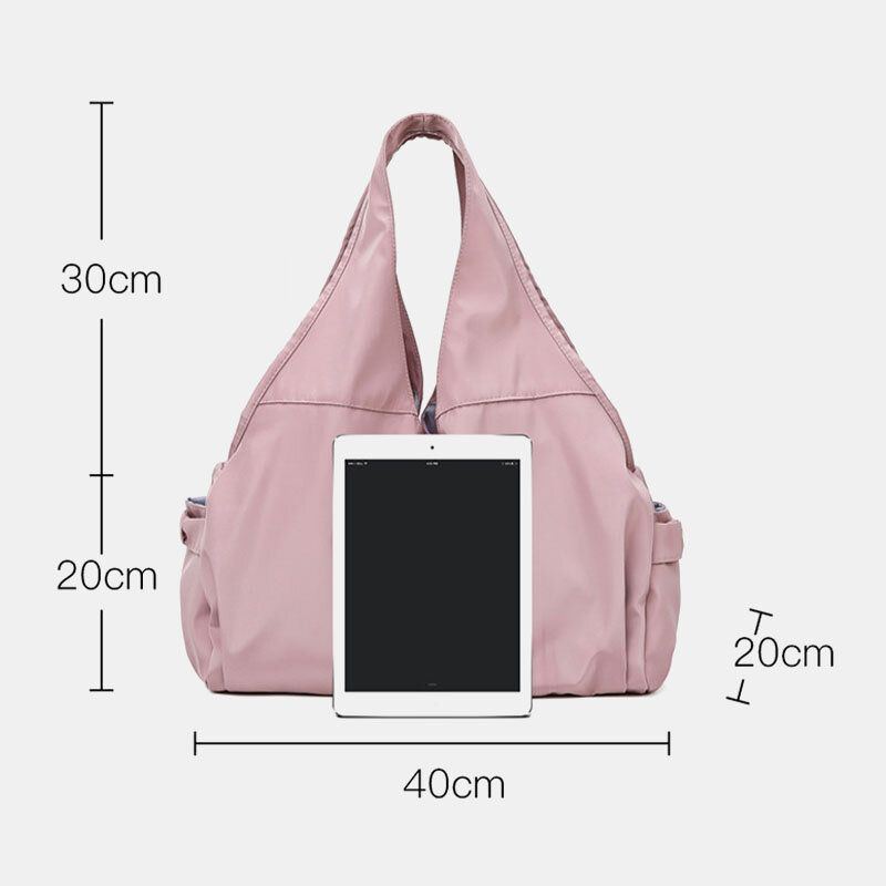 Damen Multi Fach Große Kapazität Wasserdichte Tote Handtasche Outdoor Lässige Reise Leichte Oxford Umhängetasche