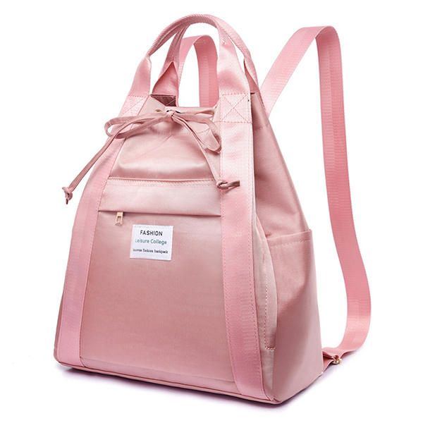 Damen Oxford Solid Reiserucksack Handtasche Mit Mehreren Taschen Lässige Umhängetasche