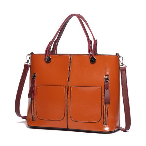 Damen Top Handle Handtasche Umhängetasche Messenger Tote Bag