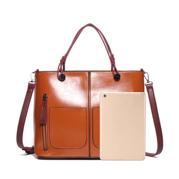 Damen Top Handle Handtasche Umhängetasche Messenger Tote Bag