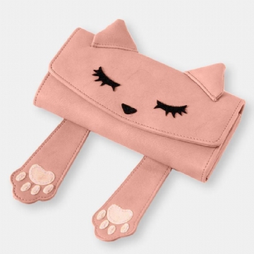 Damen Art Und Weisenette Katze Kleine Handtaschen Lange Geldbörse