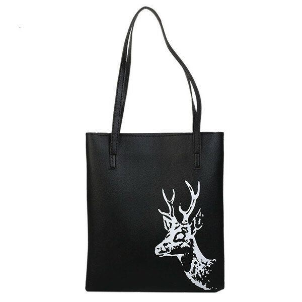 Damen Cartoon Print Handtasche Umhängetasche Mit Großer Kapazität