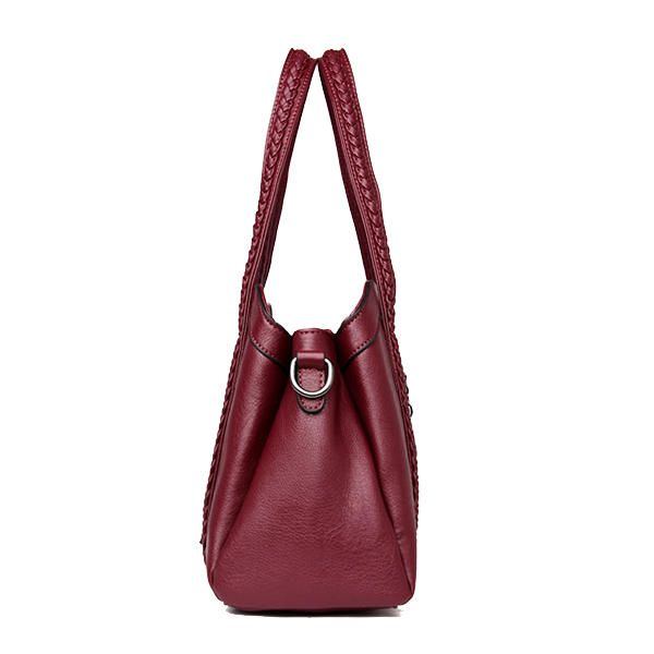 Damen Elegante Weiche Pu Handtaschen Umhängetaschen Crossbody Taschen