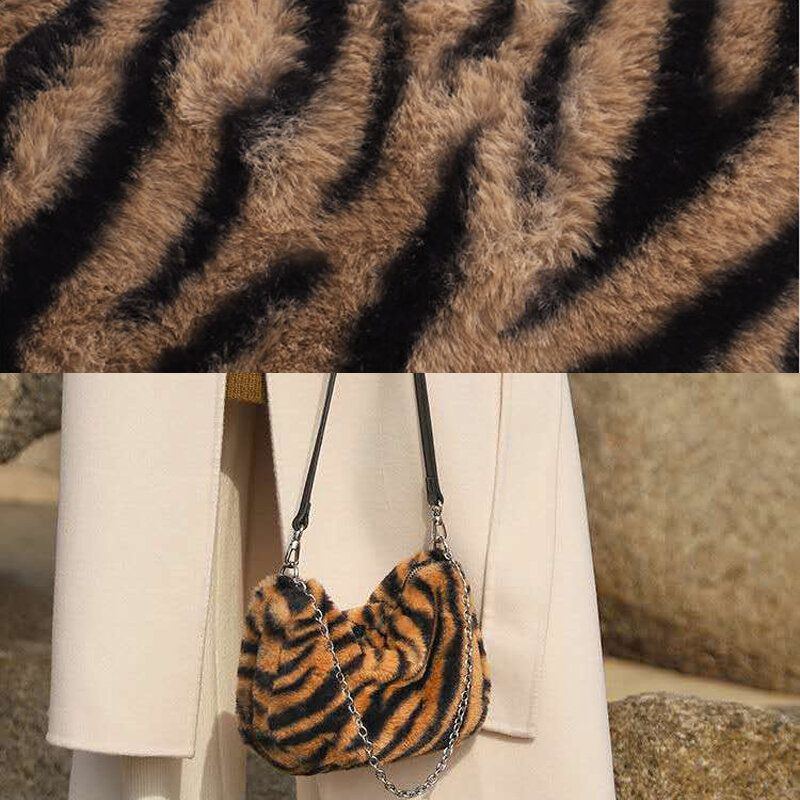 Damen Fühlten Sich Weich Beiläufige Mode Leopard Muster Unterarm Mini Allgleiches Handtaschen Umhängetasche