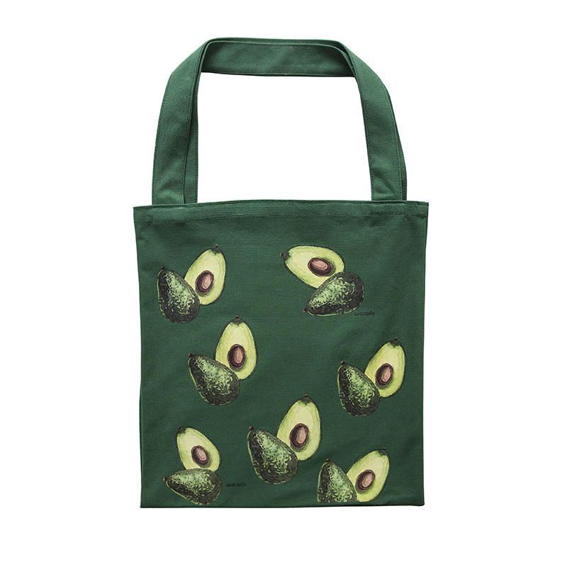 Damen Nette Reizende Avocado Gedruckte Handtaschen Umhängetasche