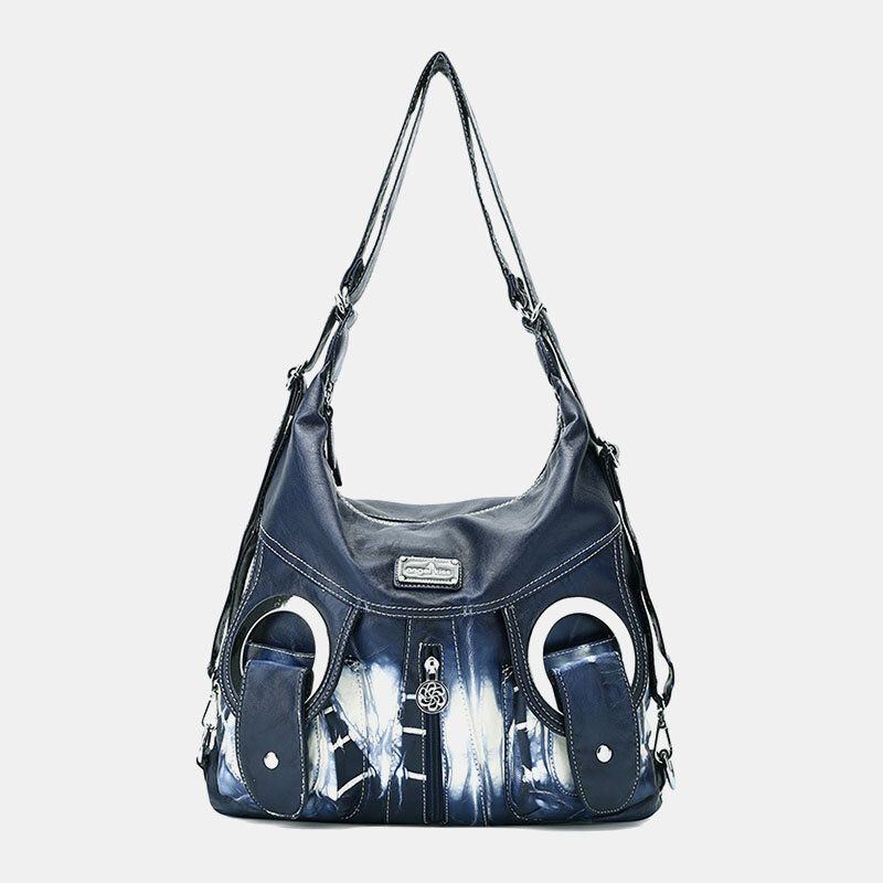 Damen Tie Dye Multi Carry Wasserdichte Umhängetasche Mit Großem Fassungsvermögen Umhängetasche Handtasche Rucksack