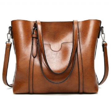 Damen Tote Handtaschen Vintage Fronttasche Umhängetasche Große Kapazität Umhängetaschen