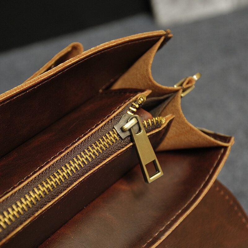 Herren Pu Leder Handtasche Mit Mehreren Taschen Businesstasche Laptoptasche Umhängetasche