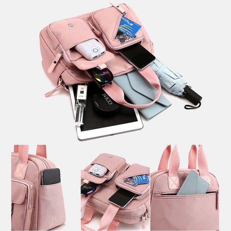 Leichte Wasserdichte Damen Handtasche Mit Mehreren Taschen