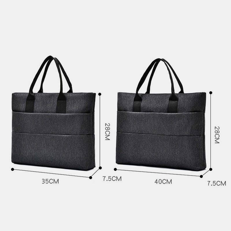 Herren Canvas Multi Layer Casual Business Outdoor Portable 13.3 Zoll Laptoptasche Handtasche