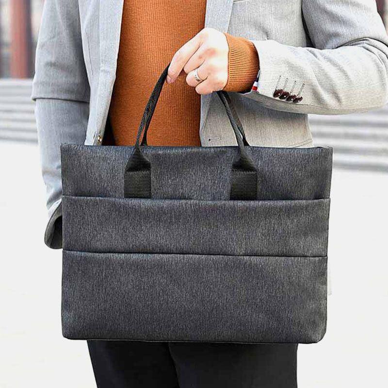 Herren Oxford Wasserdichte 15.6 Zoll Laptoptasche Mit Großer Kapazität Mehrschichtige Aktentaschen Handtasche