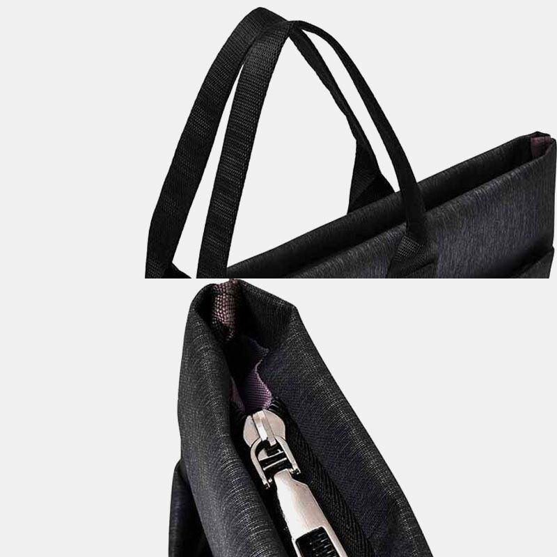 Herren Oxford Wasserdichte 15.6 Zoll Laptoptasche Mit Großer Kapazität Mehrschichtige Aktentaschen Handtasche