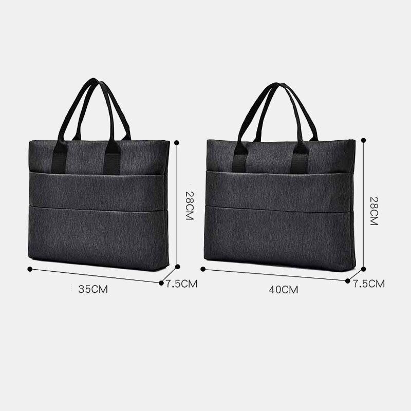 Herren Oxford Wasserdichte 15.6 Zoll Laptoptasche Mit Großer Kapazität Mehrschichtige Aktentaschen Handtasche