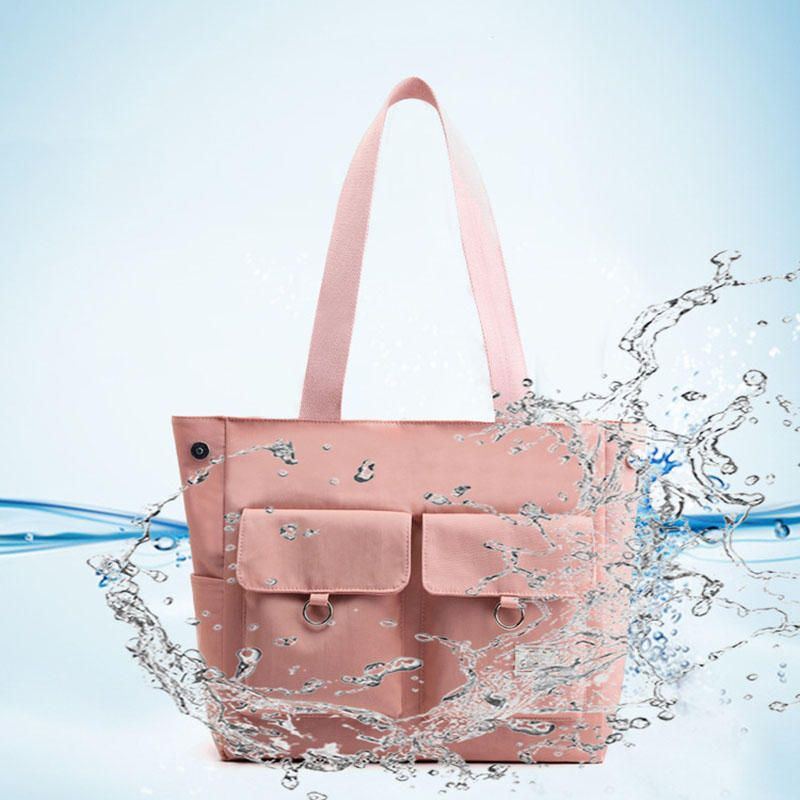 Wasserdichte Damenhandtasche Aus Nylon Mit Großem Fassungsvermögen