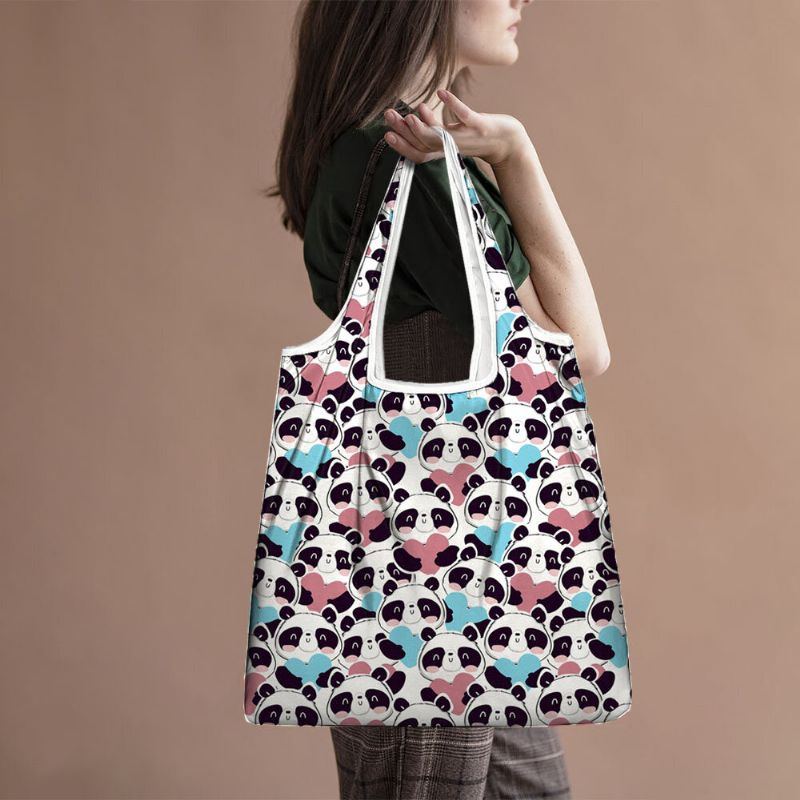 Winter 2022 Cute Panda Printing Handtasche Damen Herren Umhängetasche