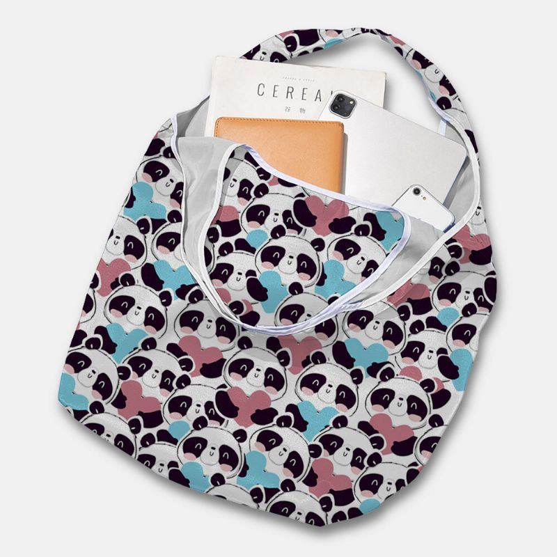 Winter 2022 Cute Panda Printing Handtasche Damen Herren Umhängetasche