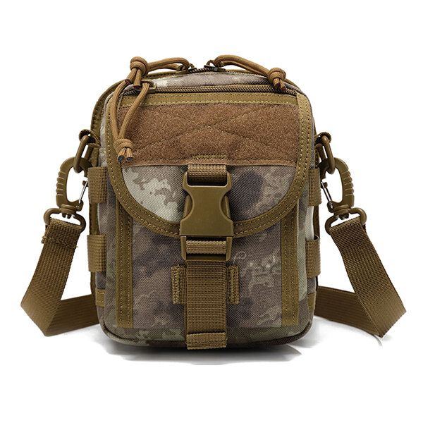 Army Style Nylon Tactical Men Umhängetasche Messenger Bag Für Sportreisen Wandern