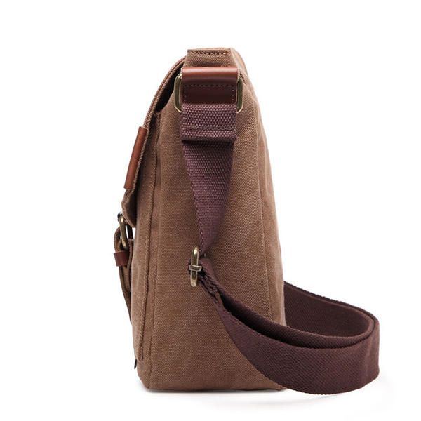 Canvas Freizeit Umhängetasche Messenger Bag Für Herren