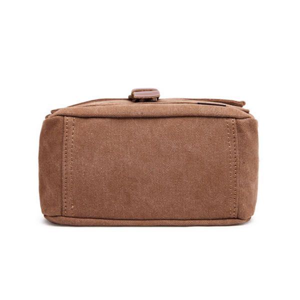 Canvas Freizeit Umhängetasche Messenger Bag Für Herren