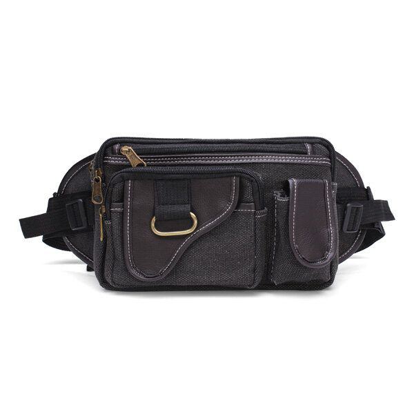 Canvas Schultertaschen Für Herren Outdoor Sporttaschen Brusttasche