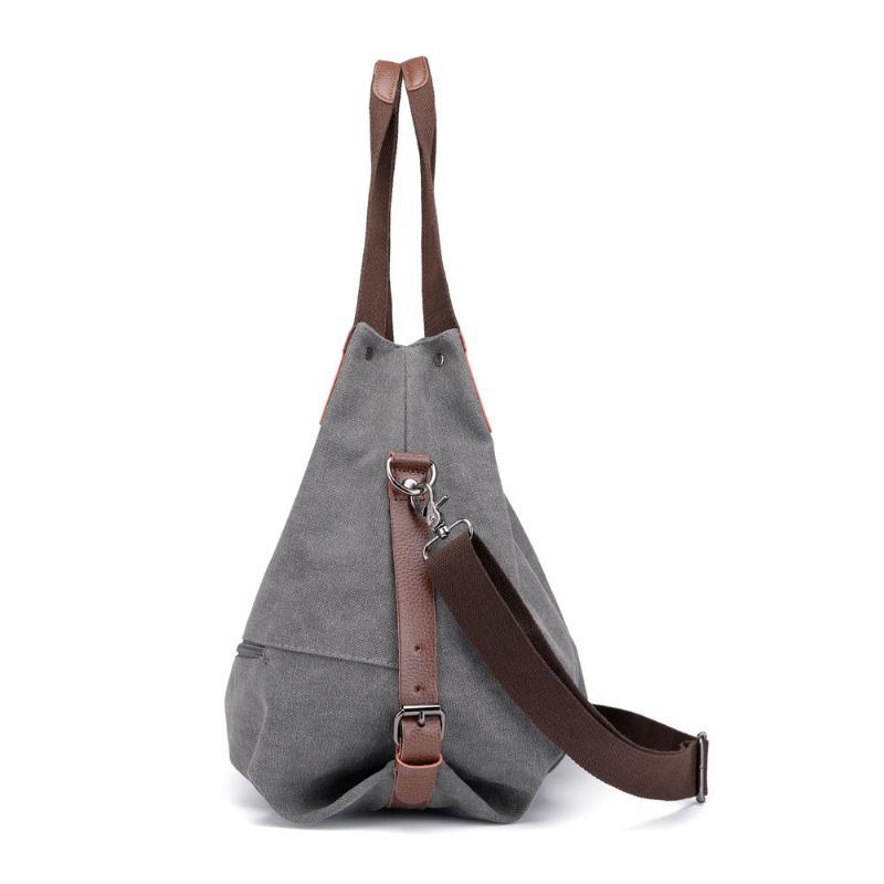 Damen Canvas Tote Handtasche Minimalistische Mode Sommer Einkaufstasche Schulter Umhängetasche