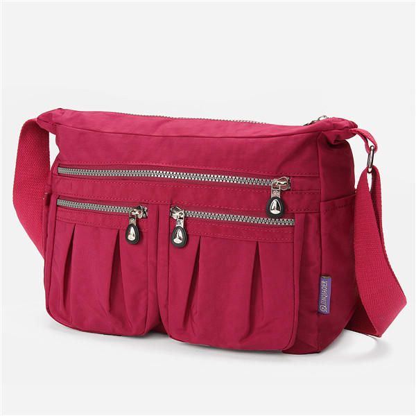 Damen Nylon Leichte Taschen Casual Outdooors Wasserdichte Umhängetaschen Umhängetaschen