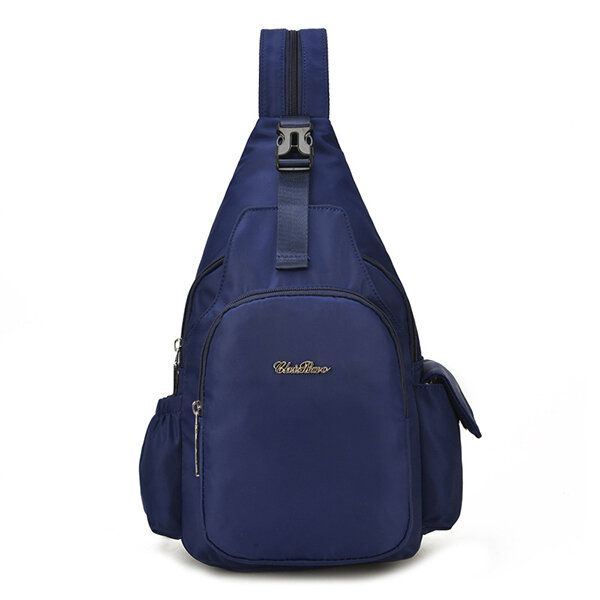 Damen Nylon Multifunktionale Wasserdichte Umhängetasche Rucksack Freizeit Reise Brusttasche Babytasche