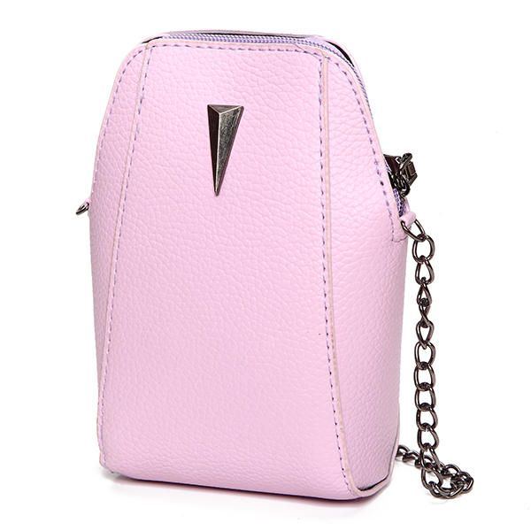 Damen Damen Pu Krokodilmuster Kettentasche Handytasche Clutch Bag Umhängetasche