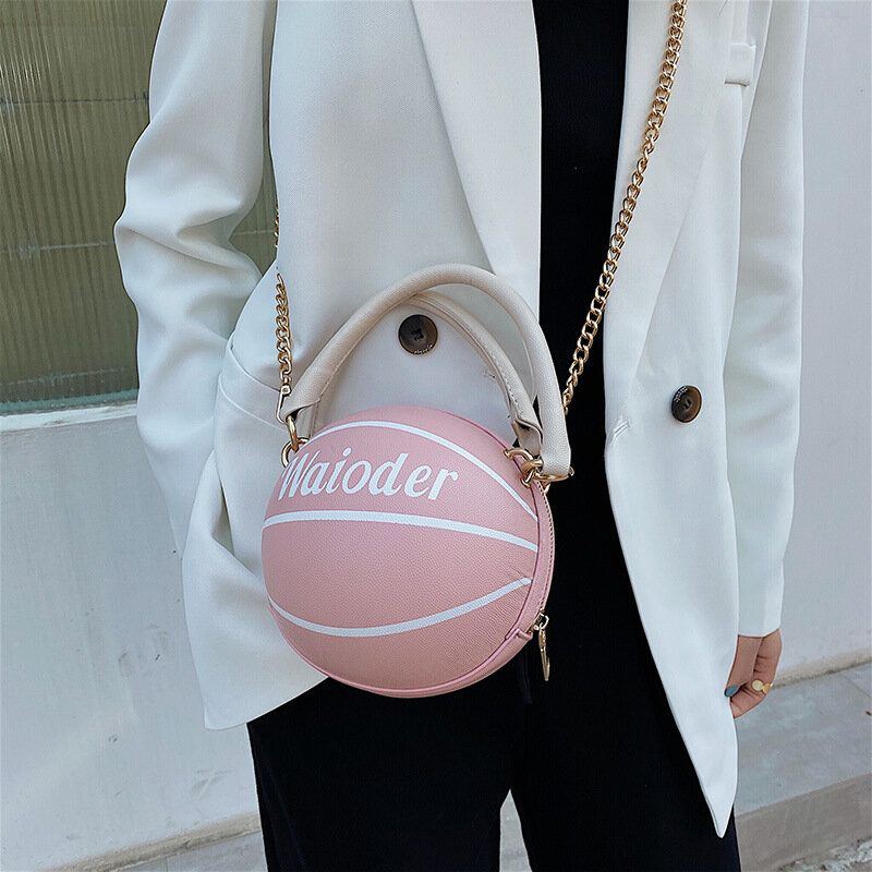 Damenmode Basketball Fußball Ketten Lässige Handtasche Umhängetasche