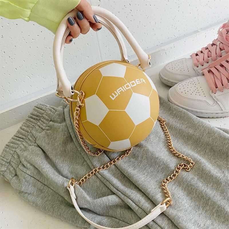 Damenmode Basketball Fußball Ketten Lässige Handtasche Umhängetasche