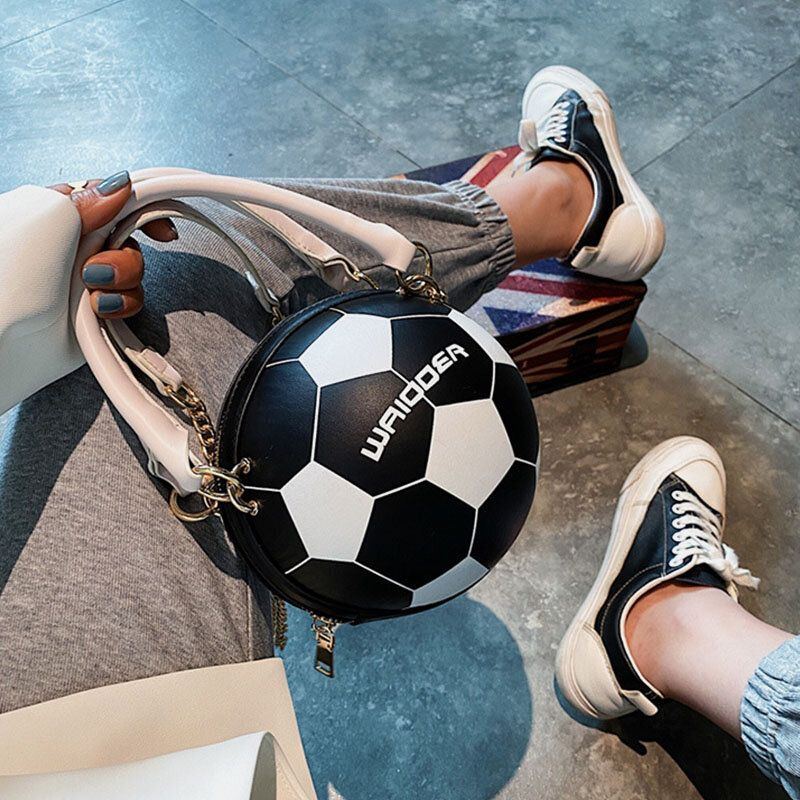 Damenmode Basketball Fußball Ketten Lässige Handtasche Umhängetasche