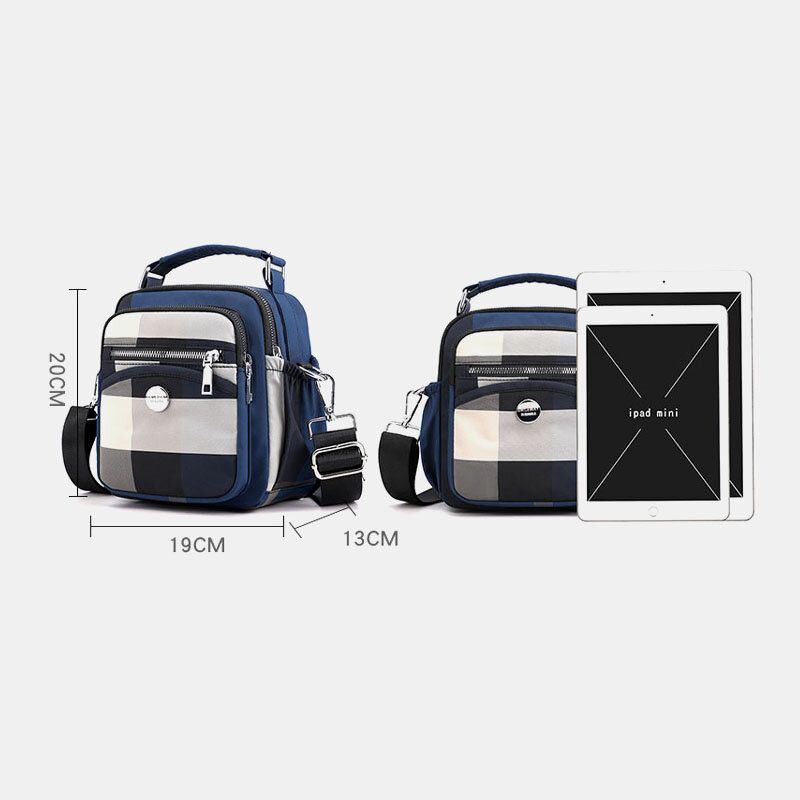 Fashion Canvas Multifunktionaler Leichter Rucksack Umhängetasche Umhängetasche Für Damen