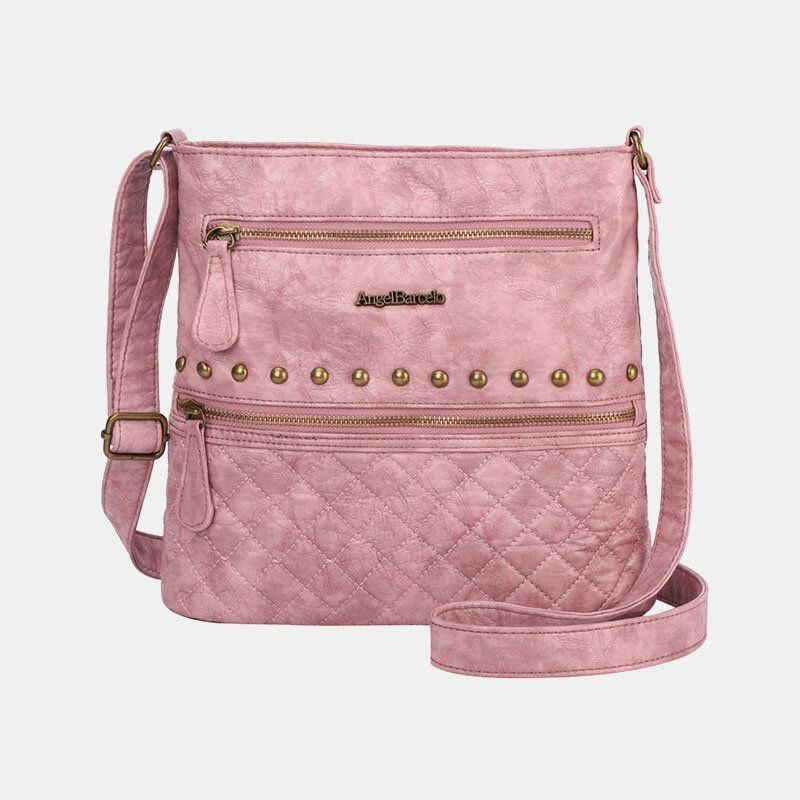 Damen Argyle Waterproof Hardware Anti Diebstahl Crossbody Bag Umhängetasche