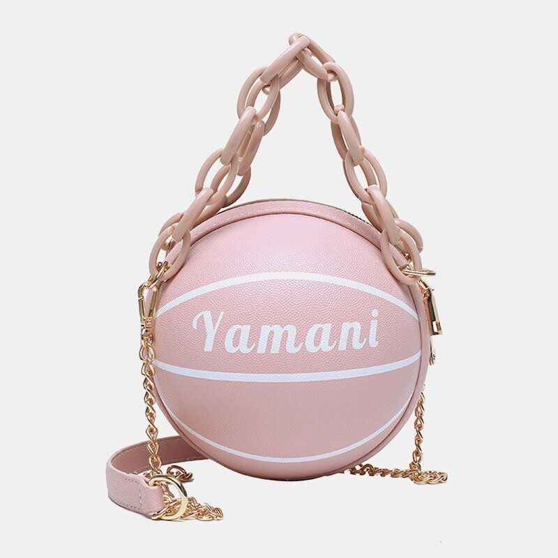 Damen Basketball Fußball Ketten Handtasche Umhängetasche Umhängetasche