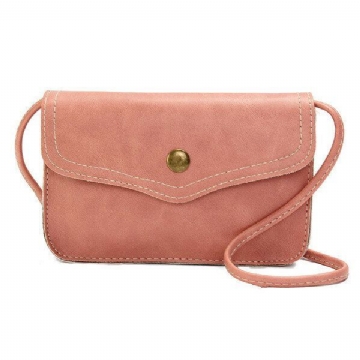 Damen Hasp Mini Umhängetaschen Pu Leder Handytaschen Fall Umhängetaschen