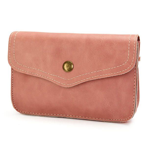 Damen Hasp Mini Umhängetaschen Pu Leder Handytaschen Fall Umhängetaschen