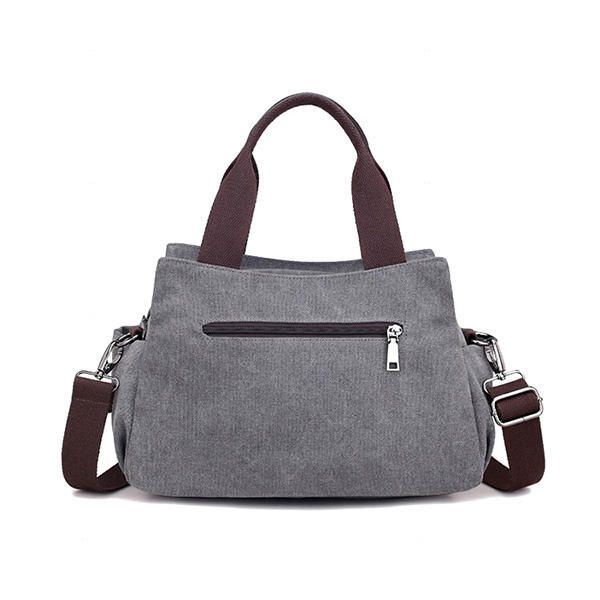 Damen Lotus Canvas Handtasche Chinesische Umhängetasche