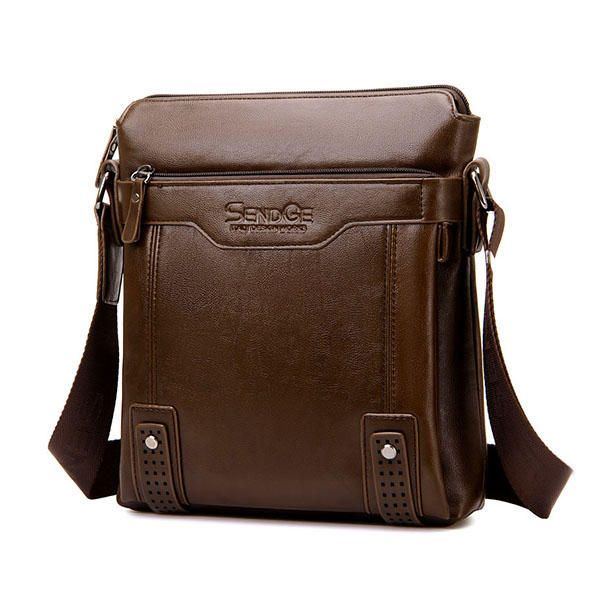 Herren Business Messenger Bag Solide Umhängetasche